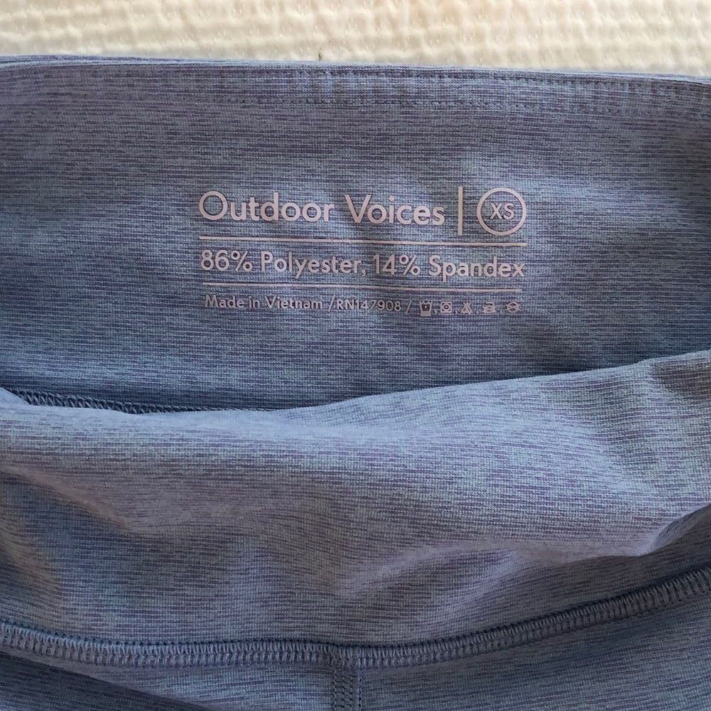 Lilac 3/4 Warmup Outdoor Voices Leggings